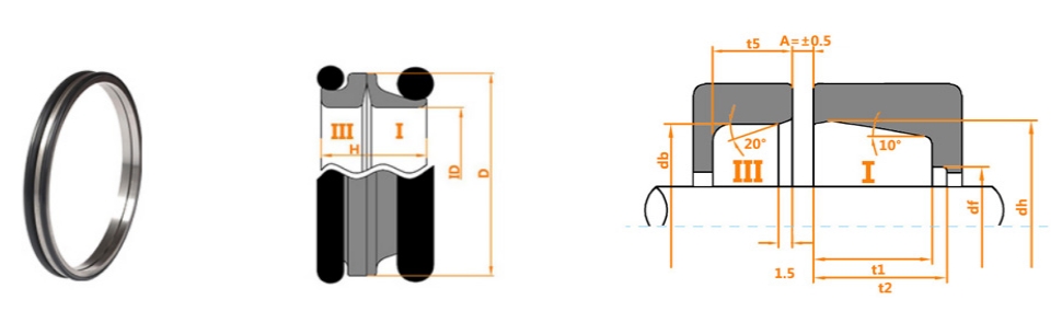 Asymmetric Type Mechanical Face Seal B